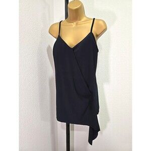 Magicsuit Black Alex Side-Tie Tankini Top Womens Sz 8 Swim Beach Pool Vacation